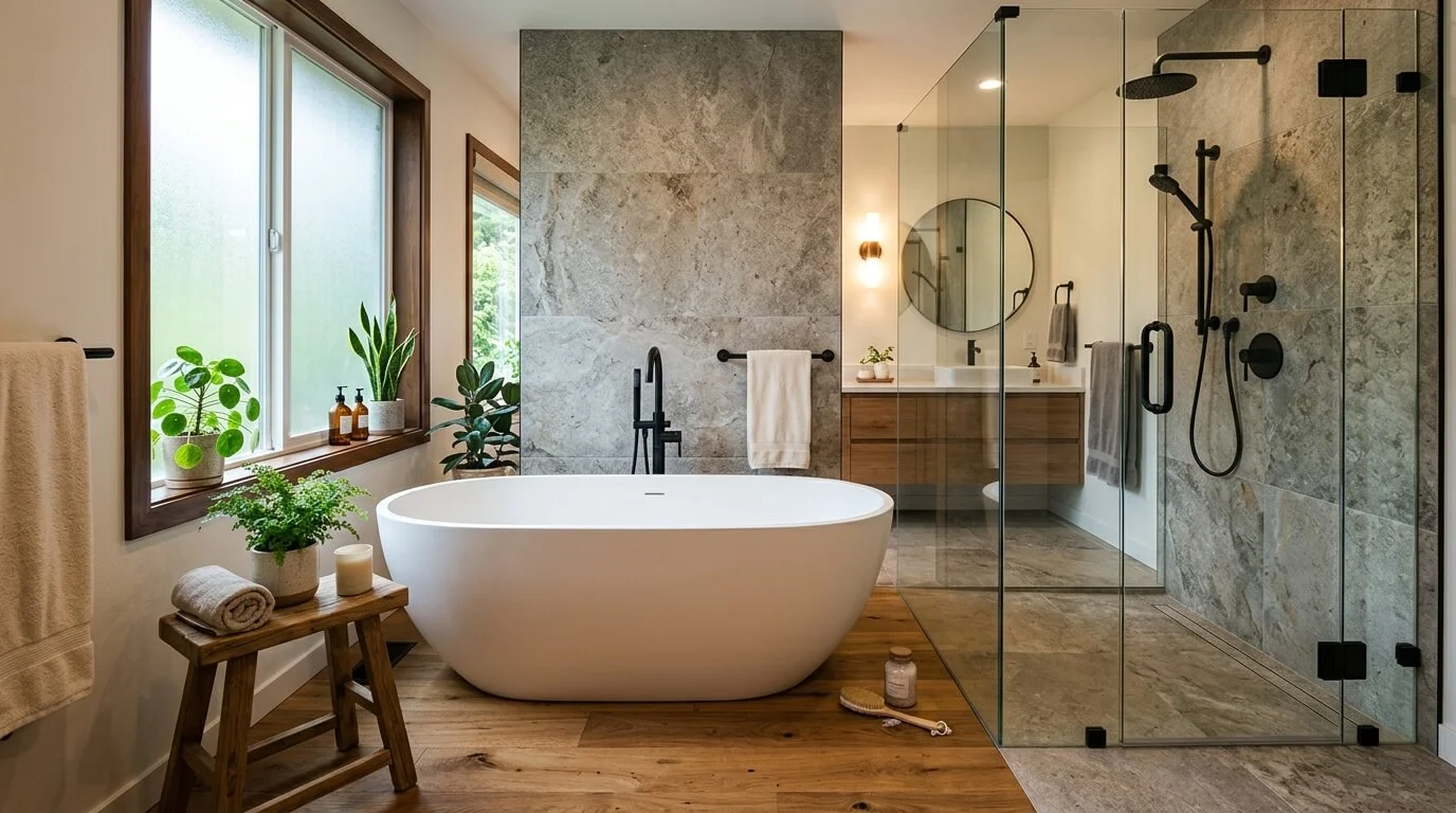 bathroom installation in Bolton